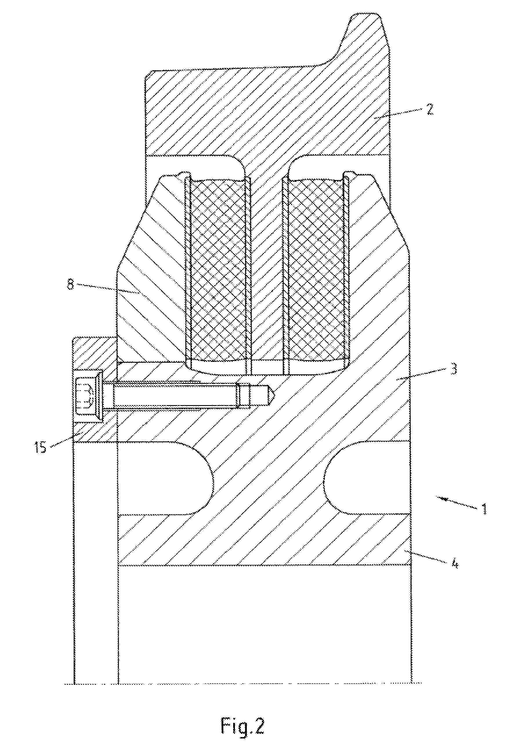 Railway Vehicle Wheel with Elastic Rubber Suspension