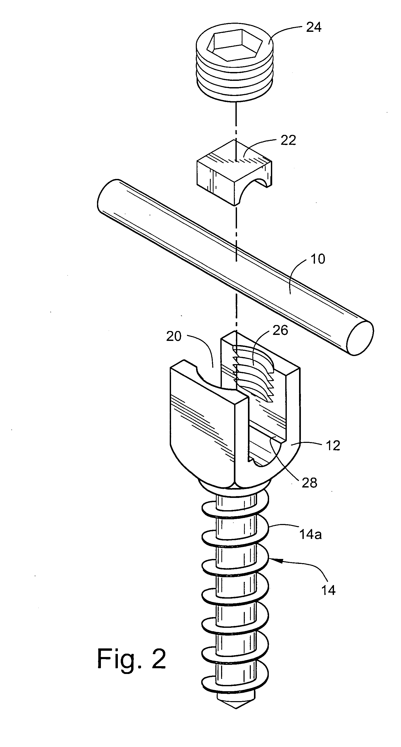 Apparatus and method for flexible spinal fixation