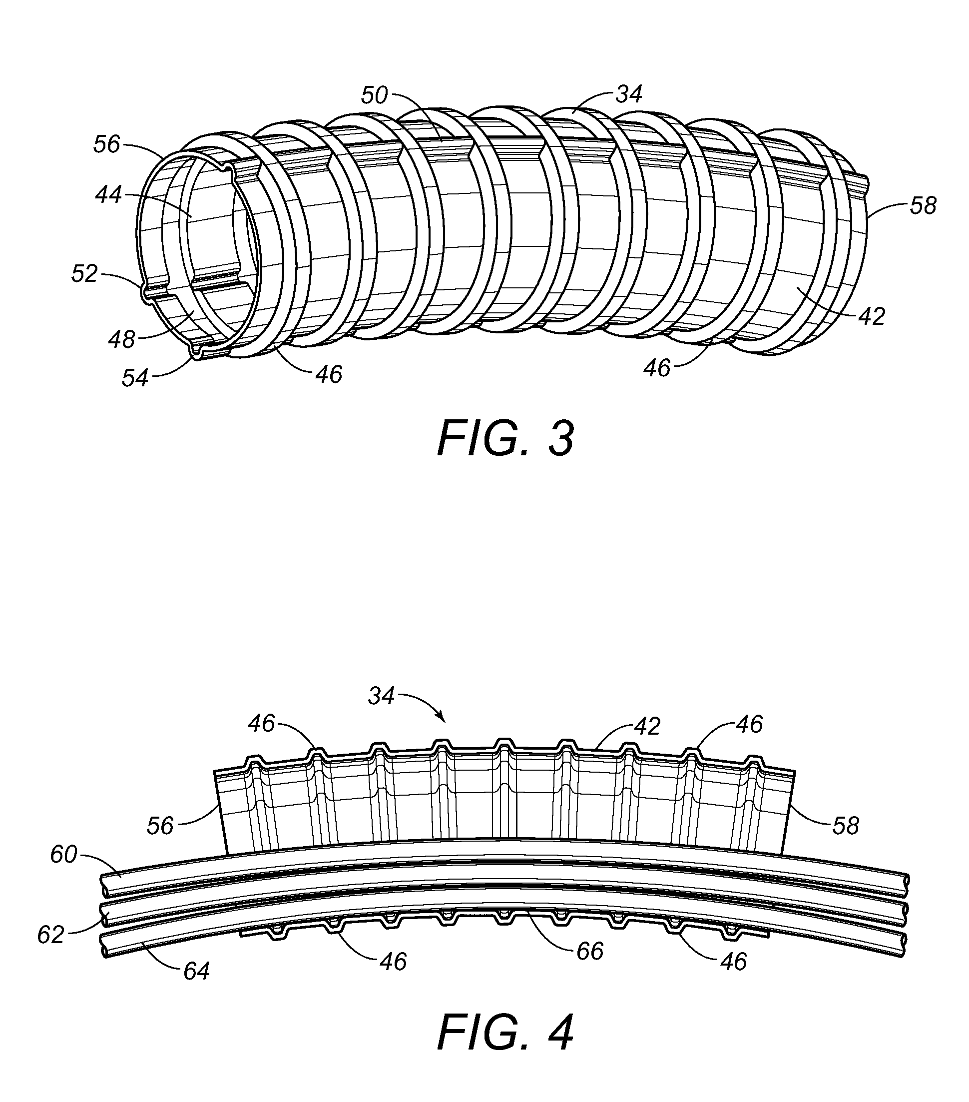 Duct system for profiled post-tension construction