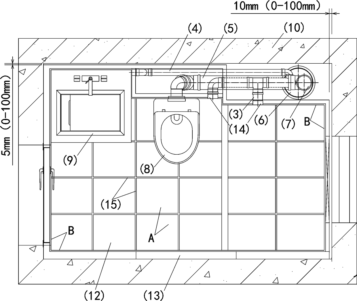 Fabricated integrated bathroom