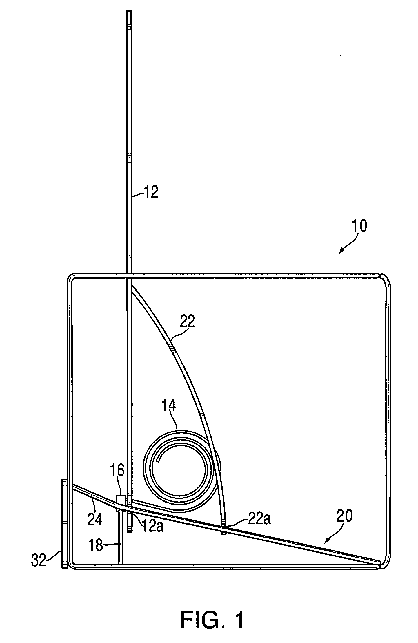 Self-advancing literature display rack