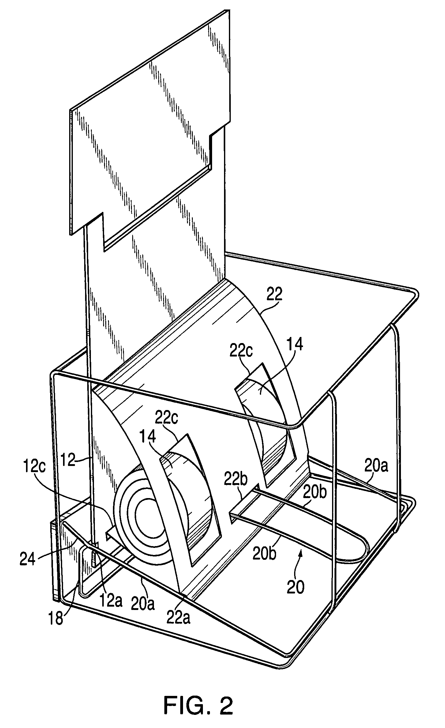 Self-advancing literature display rack