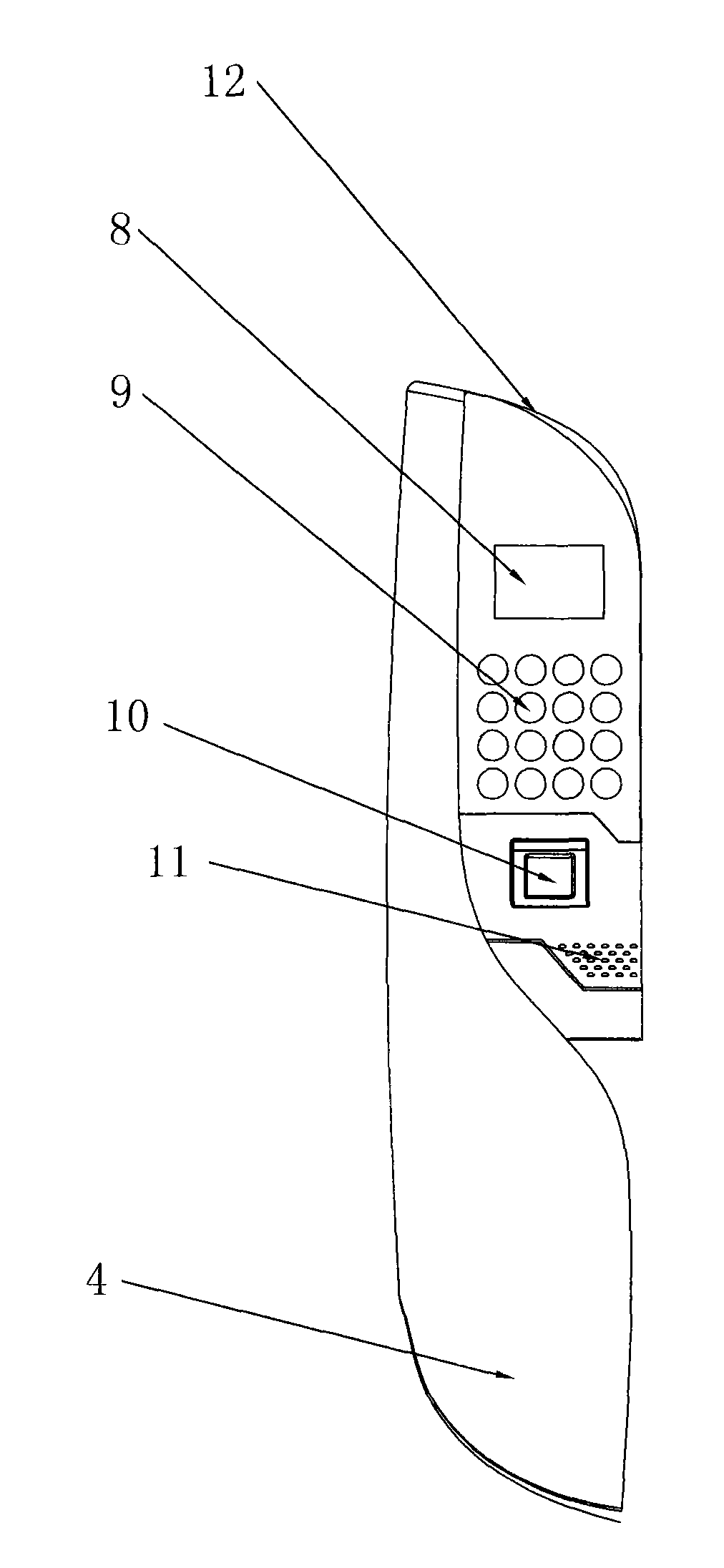 Intelligent fingerprint security door