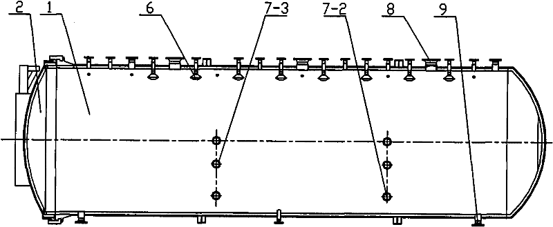 Device and method for slag afterheat self-decomposition