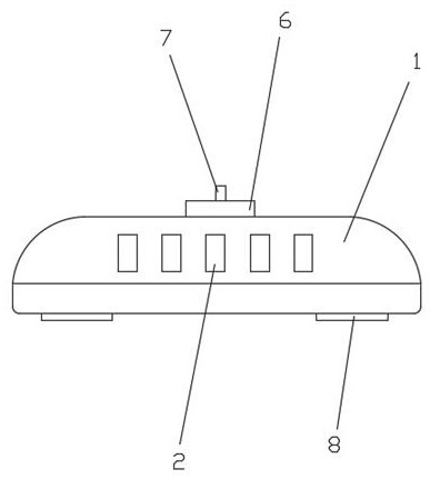 Device for monitoring carbon monoxide in automobile passenger compartment and processing method