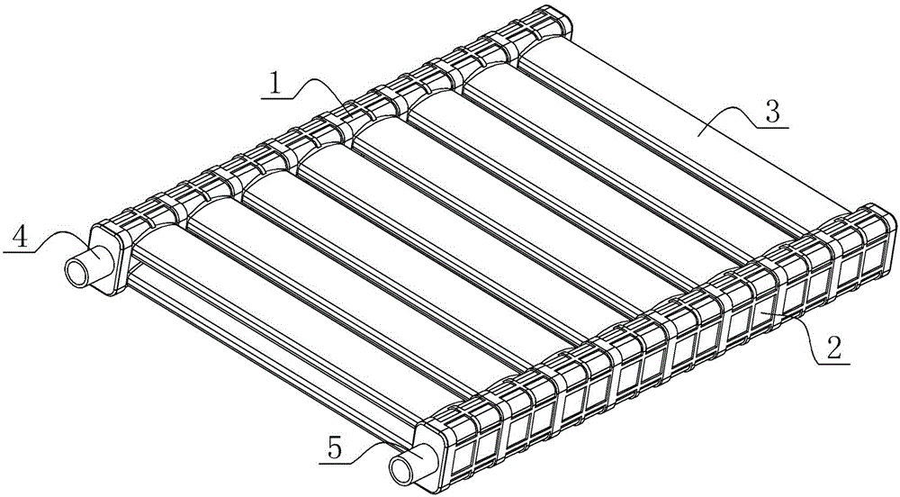 Full-plastic heat exchanger