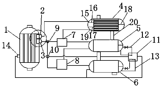 Multistage heat exchange system with supplemental heat source