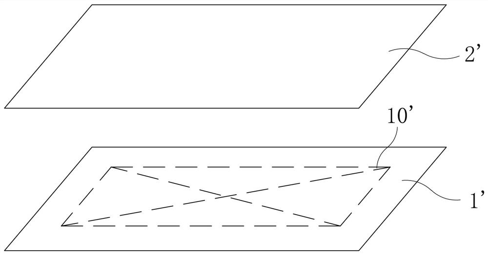 Touch screen laminating method and glue coating device thereof