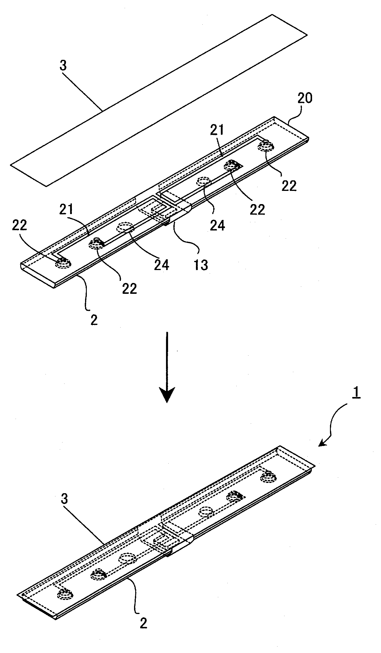 Channel chip and jig