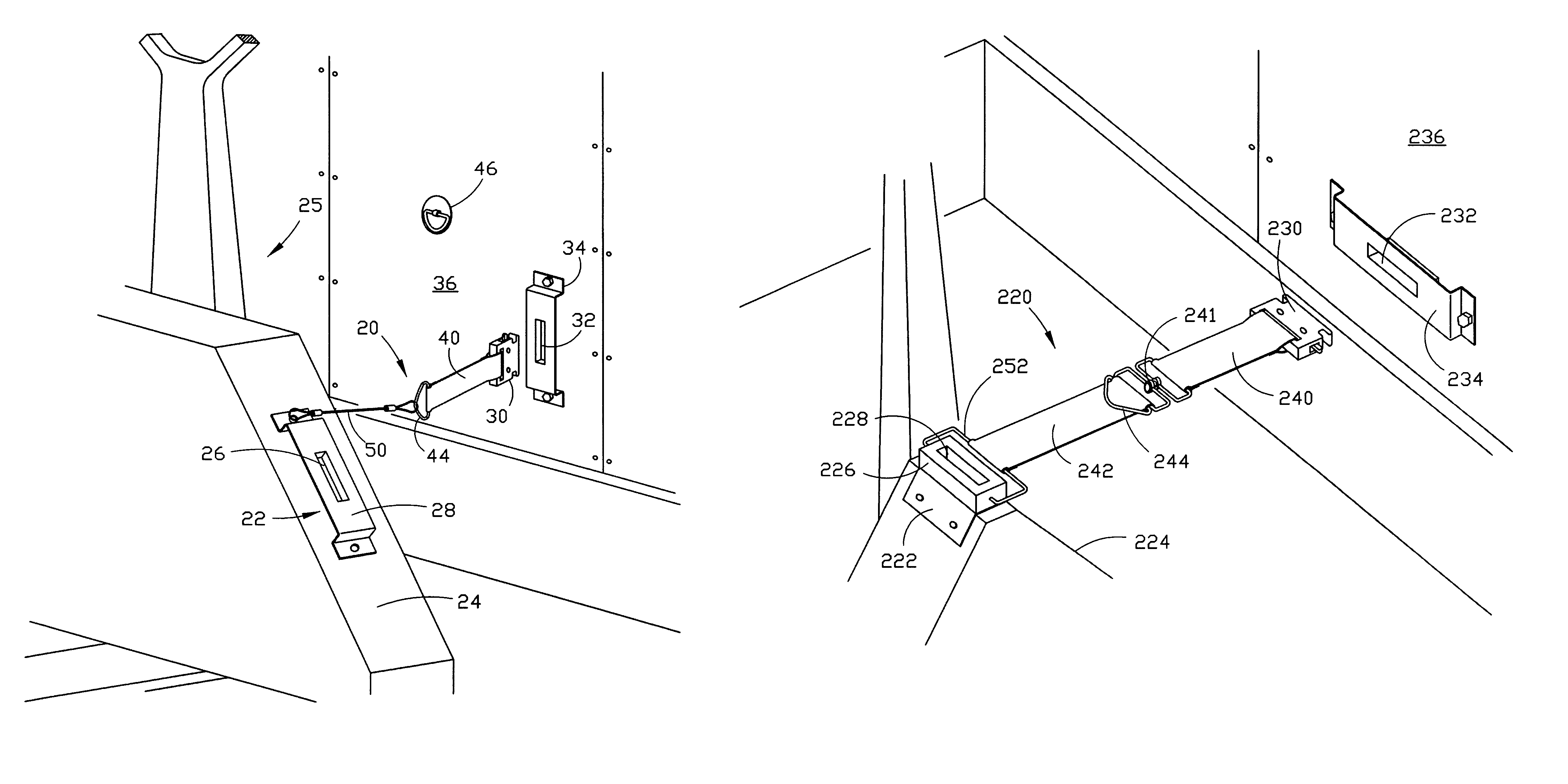 Apparatus and method for securing a pallet jack