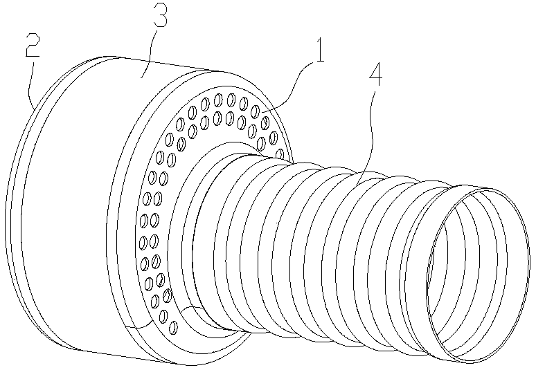 Welding tool of boiler eccentric furnace pipe