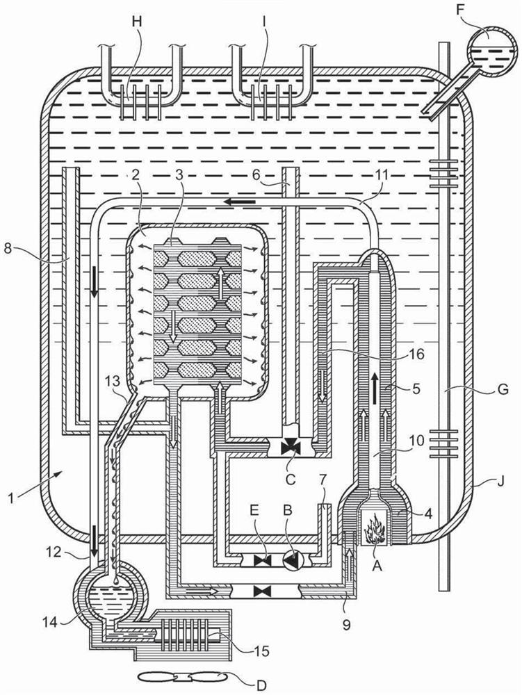 Heat distribution device