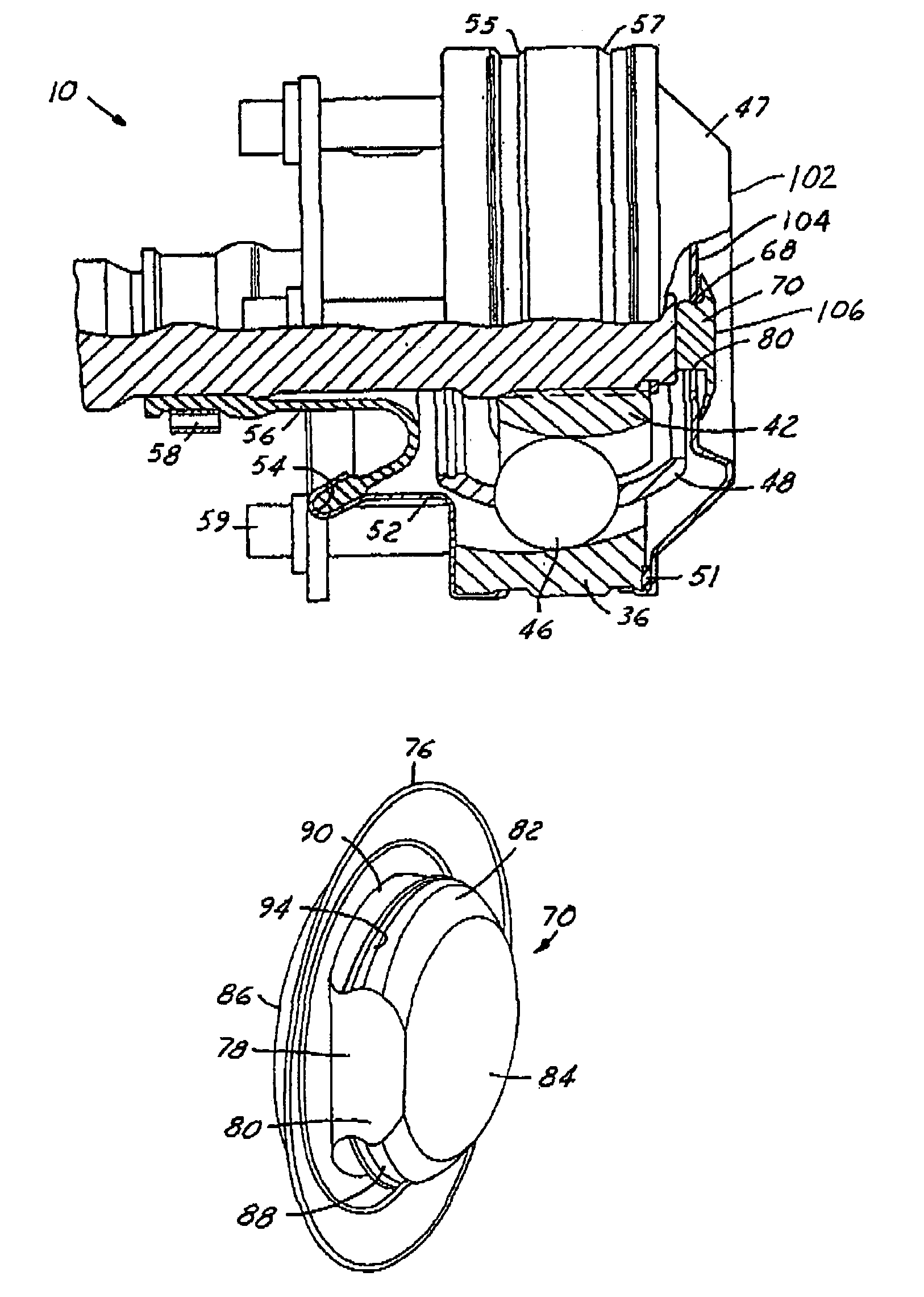 Constant velocity joint vent valve