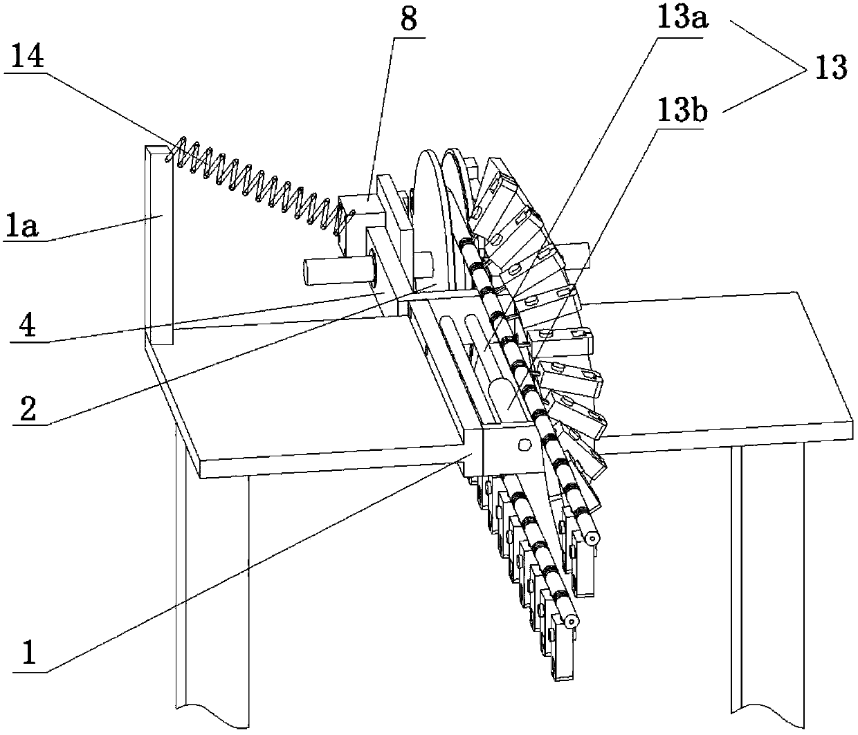 A clamping mechanism suitable for oil-edged materials and a method for clamping oil-edged materials