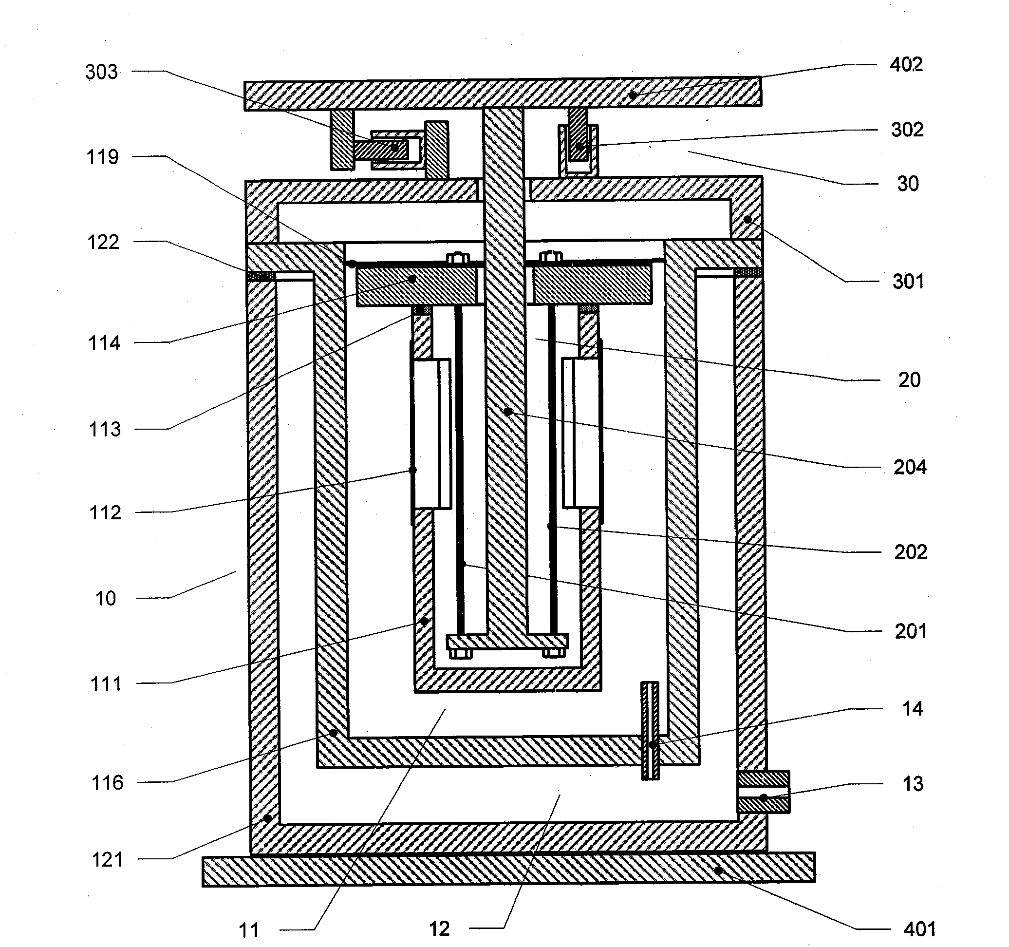 Heavy load precision damper and vibration reduction system formed thereby