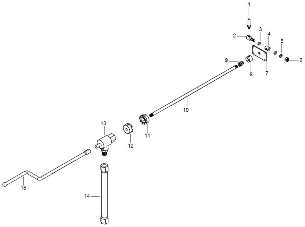 Rotary direct current spraying device