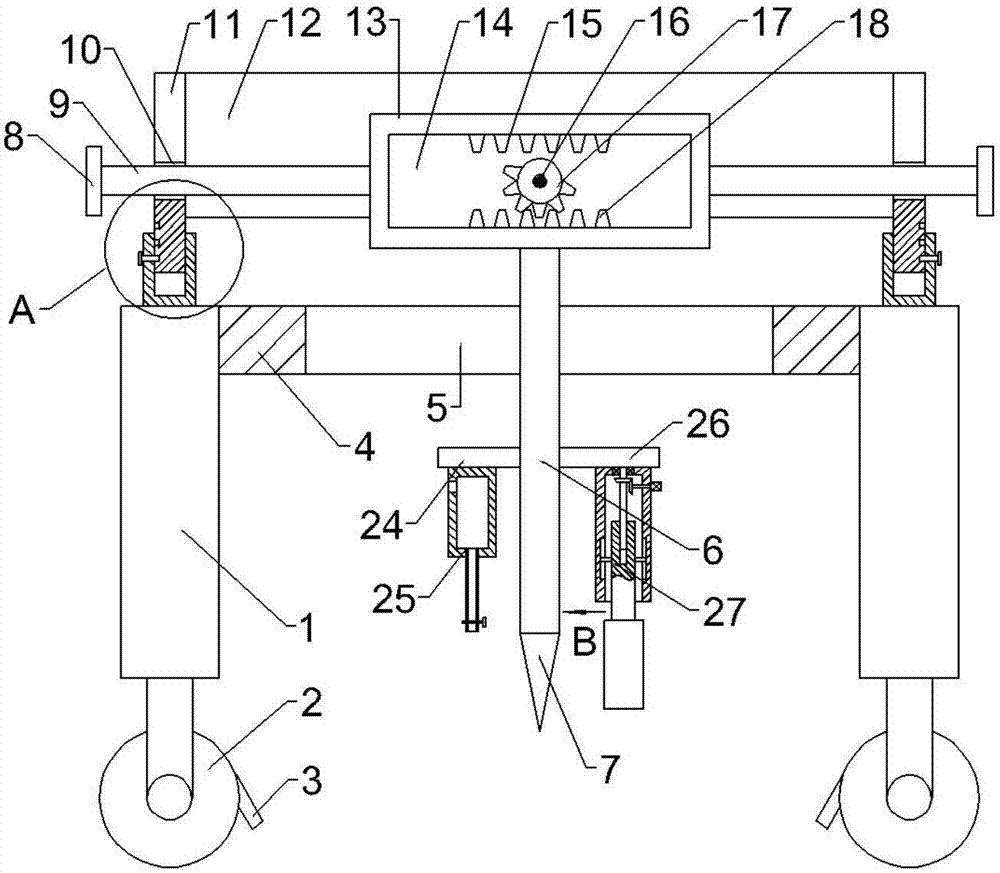 Equipment used for municipal gardens and integrating scarification, sowing and soil covering