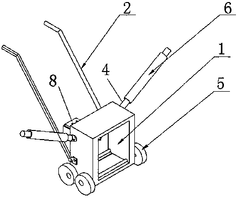 A tobacco seedling film peeling machine