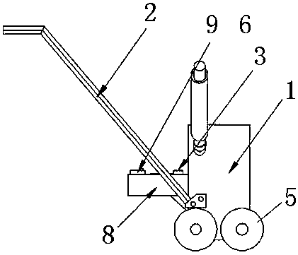 A tobacco seedling film peeling machine