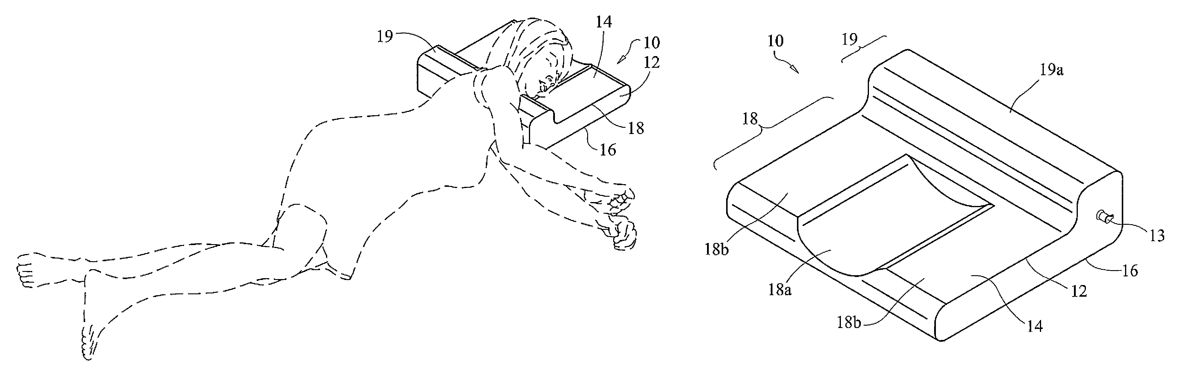 Inflatable neck support