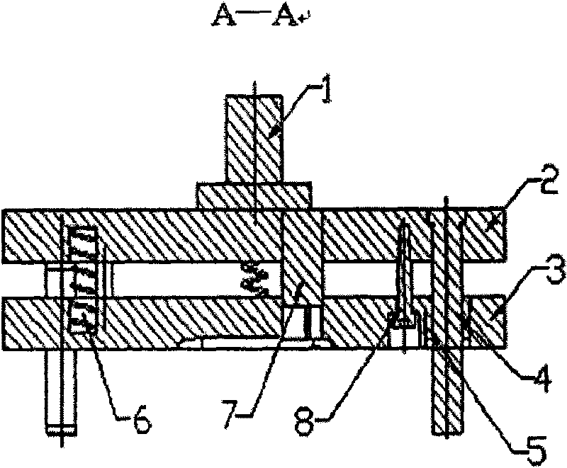 Multi-direction step-by-step tridimensional punching method of IML products and punching mould thereof