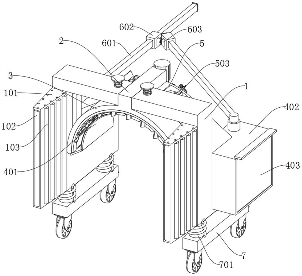 Tea pruning equipment based on tea planting