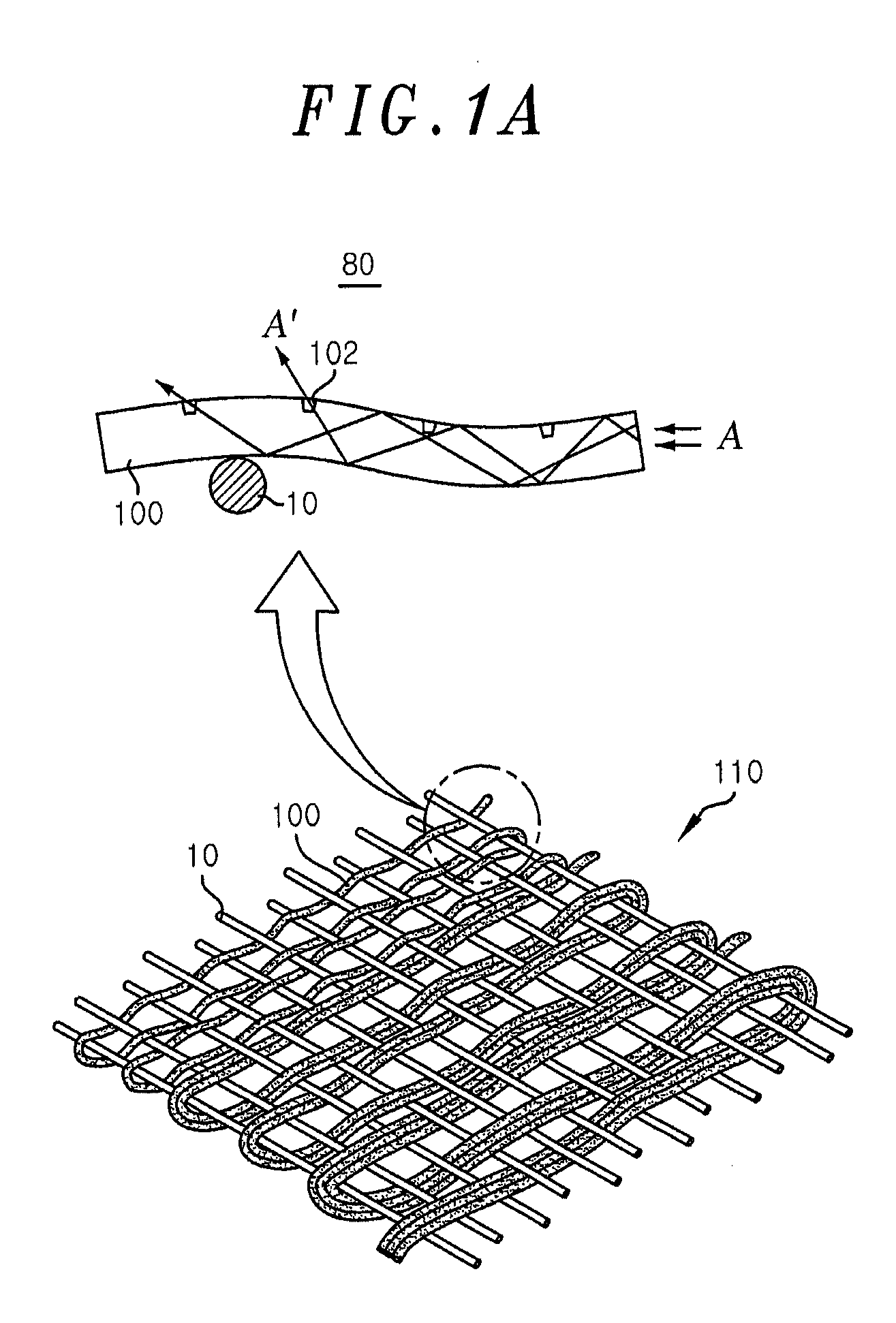 Textile-structure optical communication interface device and system