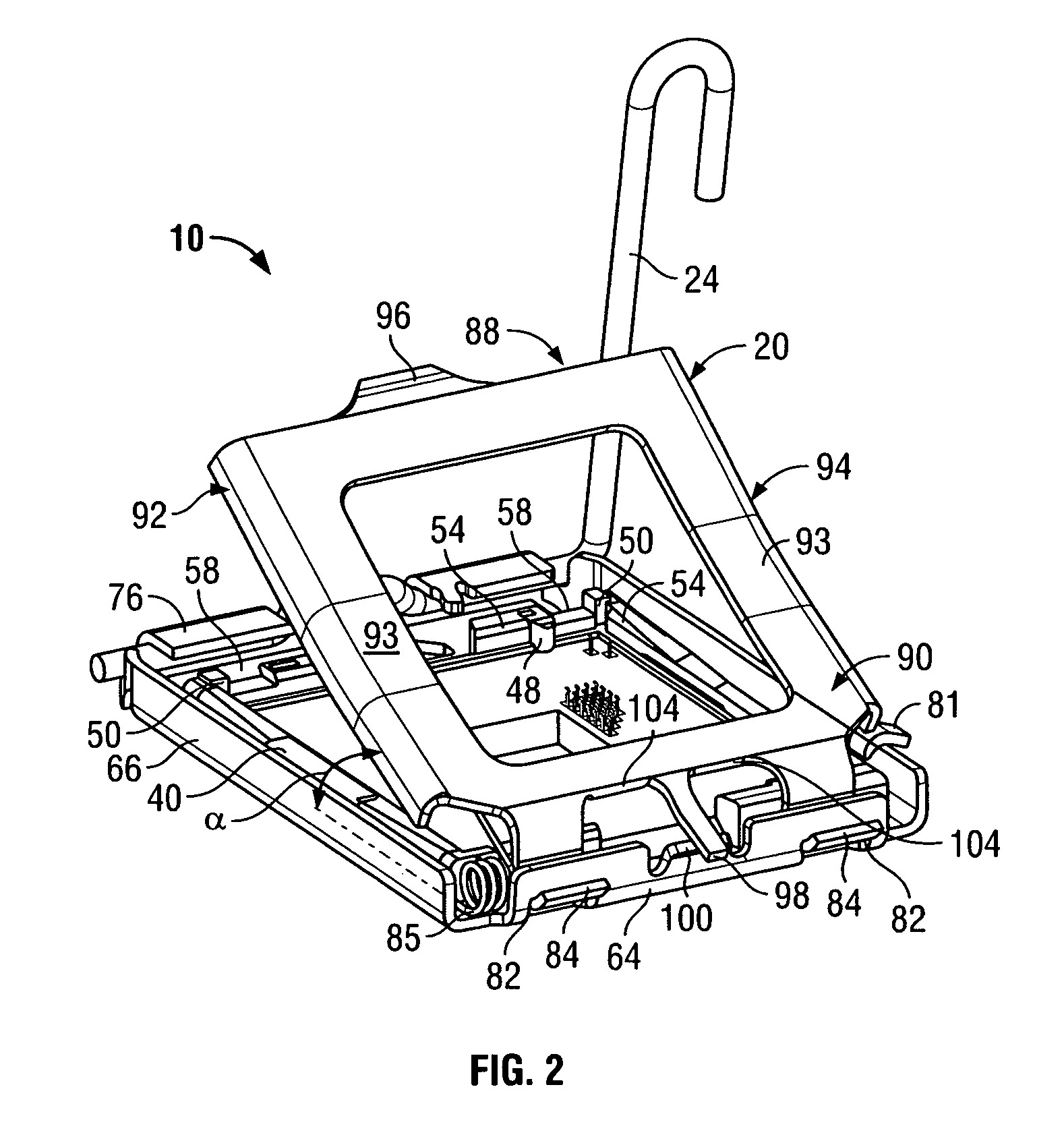 Self loading LGA socket connector