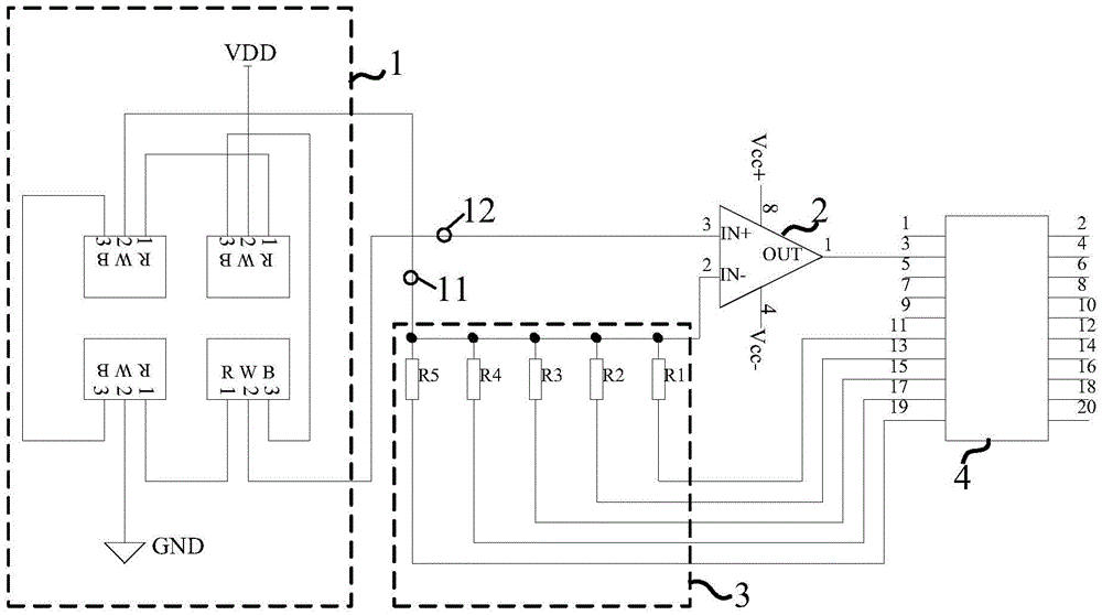 Weight sensor circuit and cooking tool