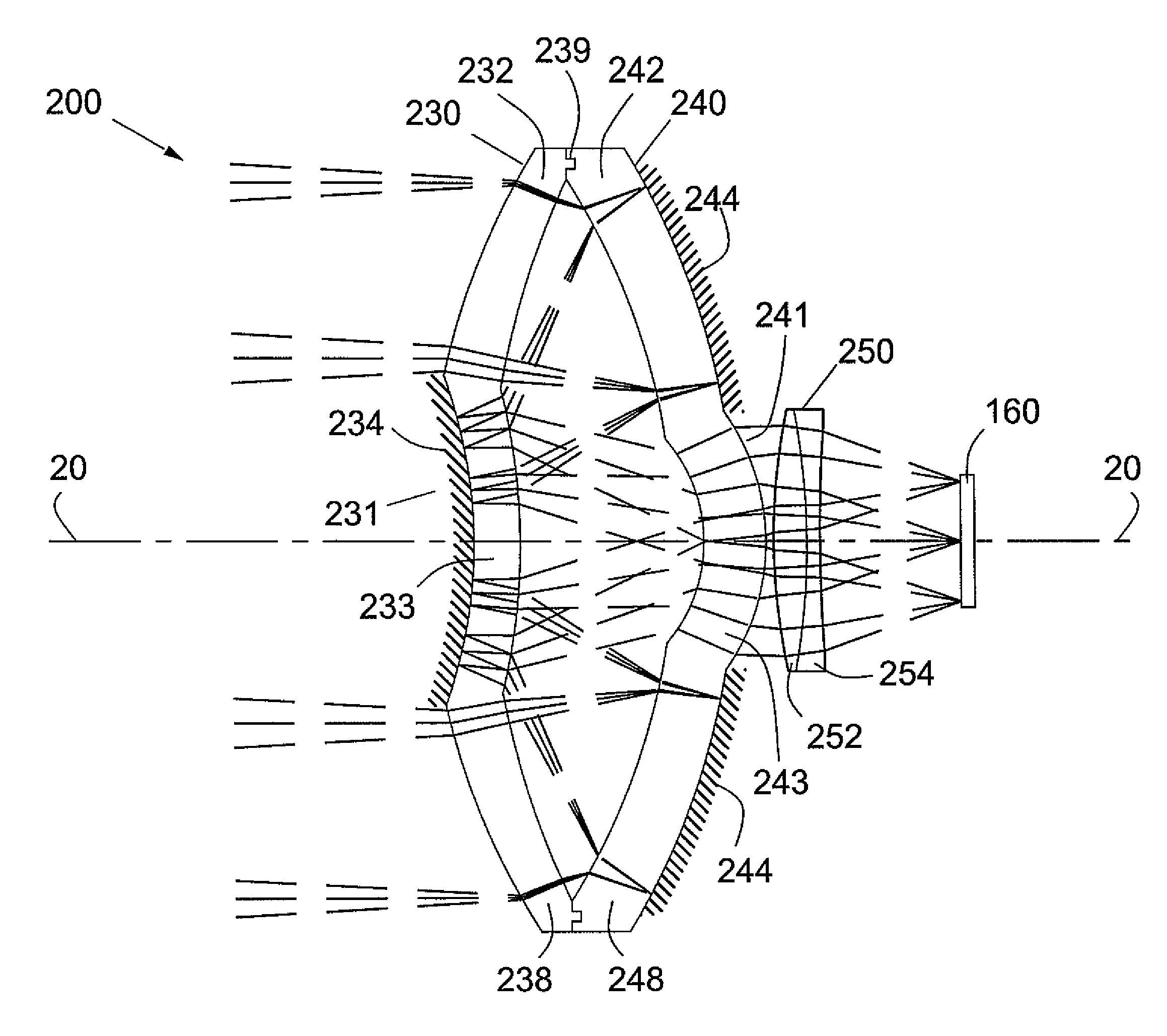 Compact fast catadioptric imager