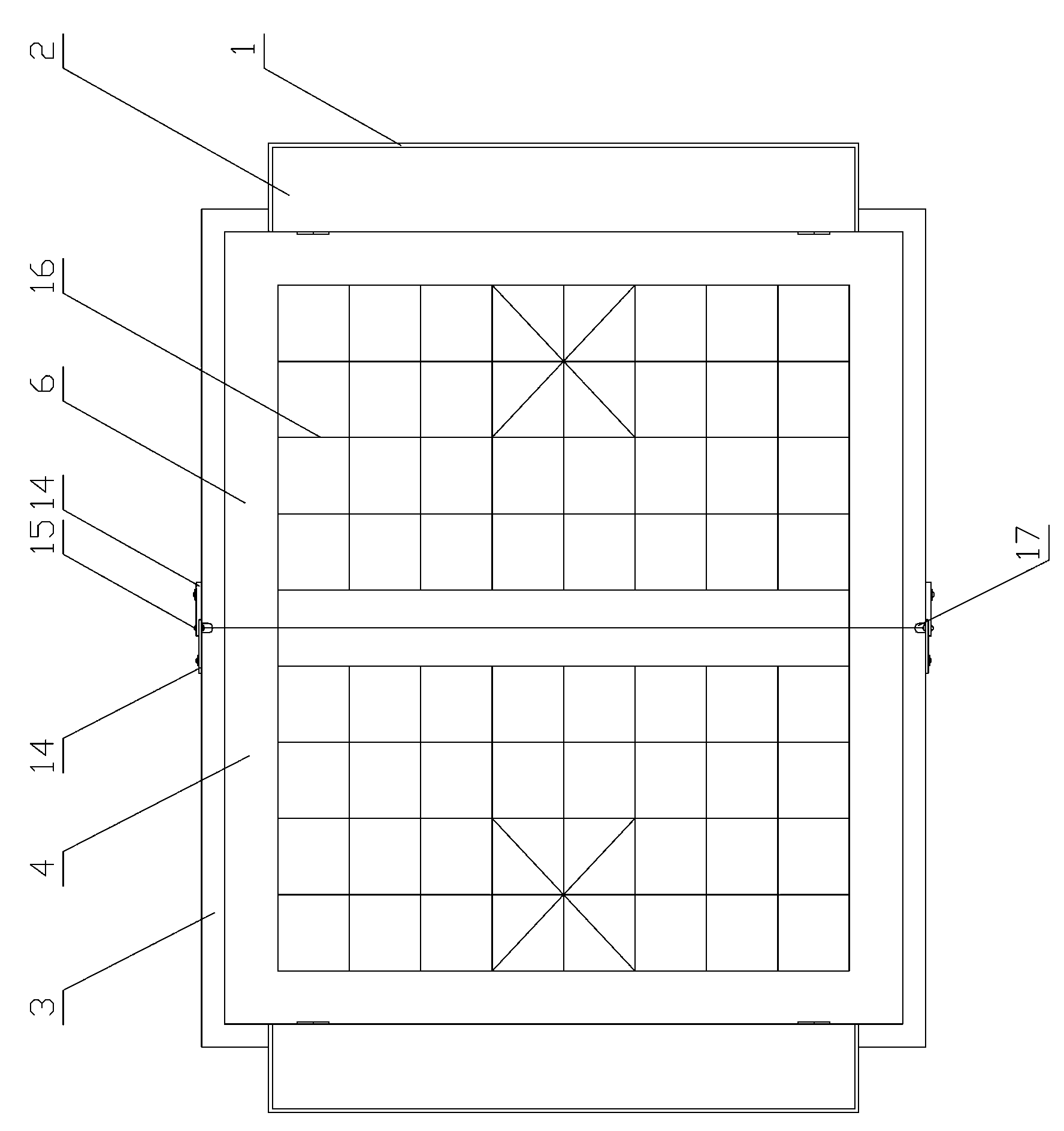 Folding chessboard box