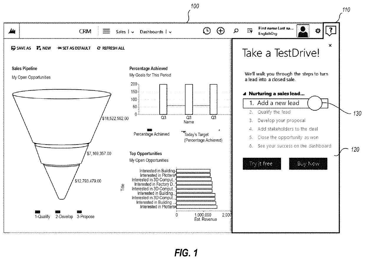 Context aware guided scenarios