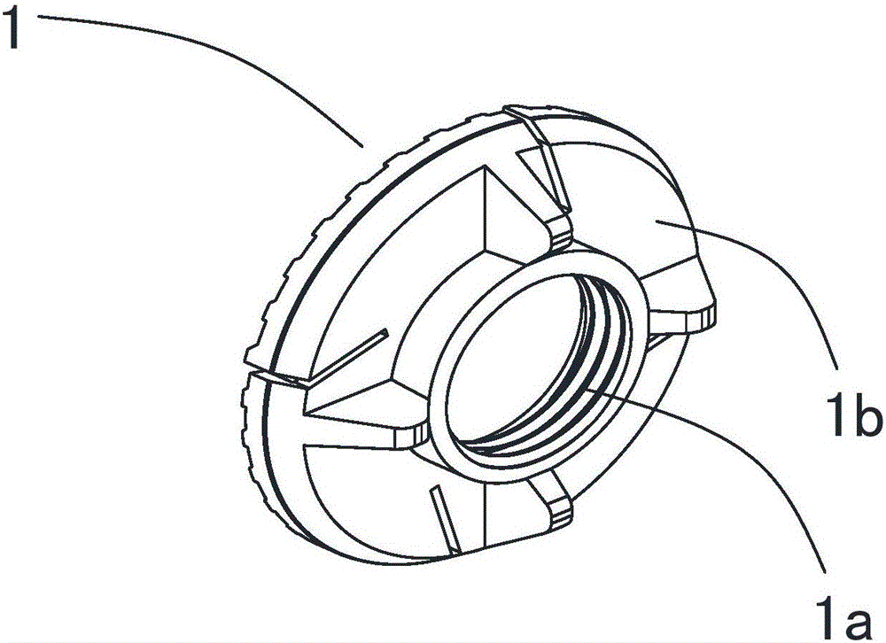 Nut type anti-falling installation bracket