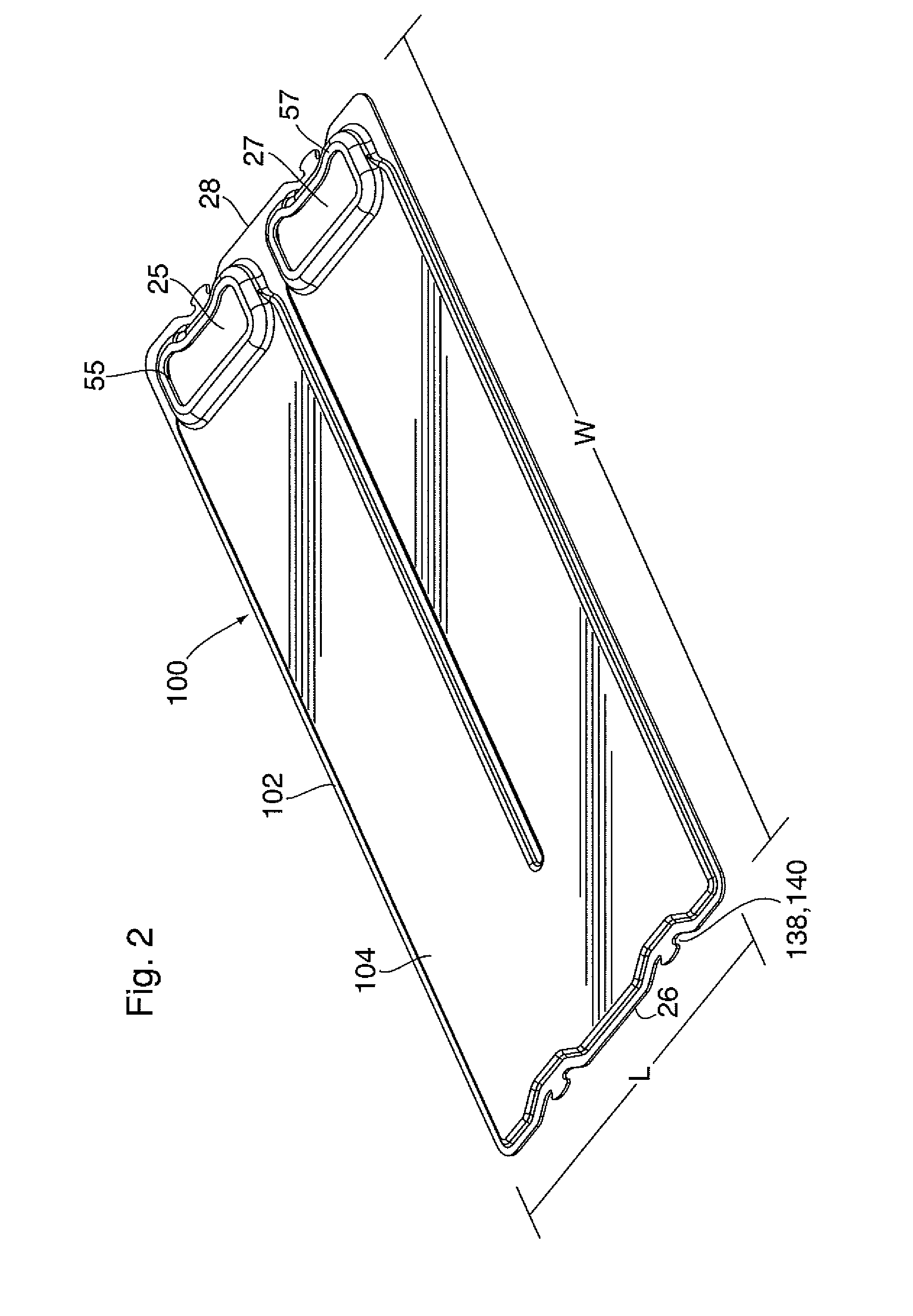 Heat Exchanger with Self-Retaining Bypass Seal