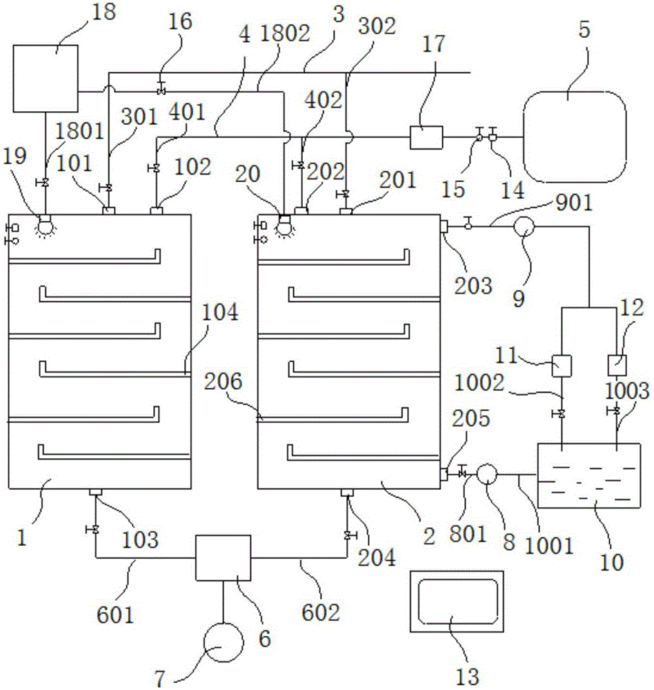 Compressed air stored energy power generating system based on liquid pistons