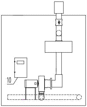 Container type edible fungi base material fermenting device and method