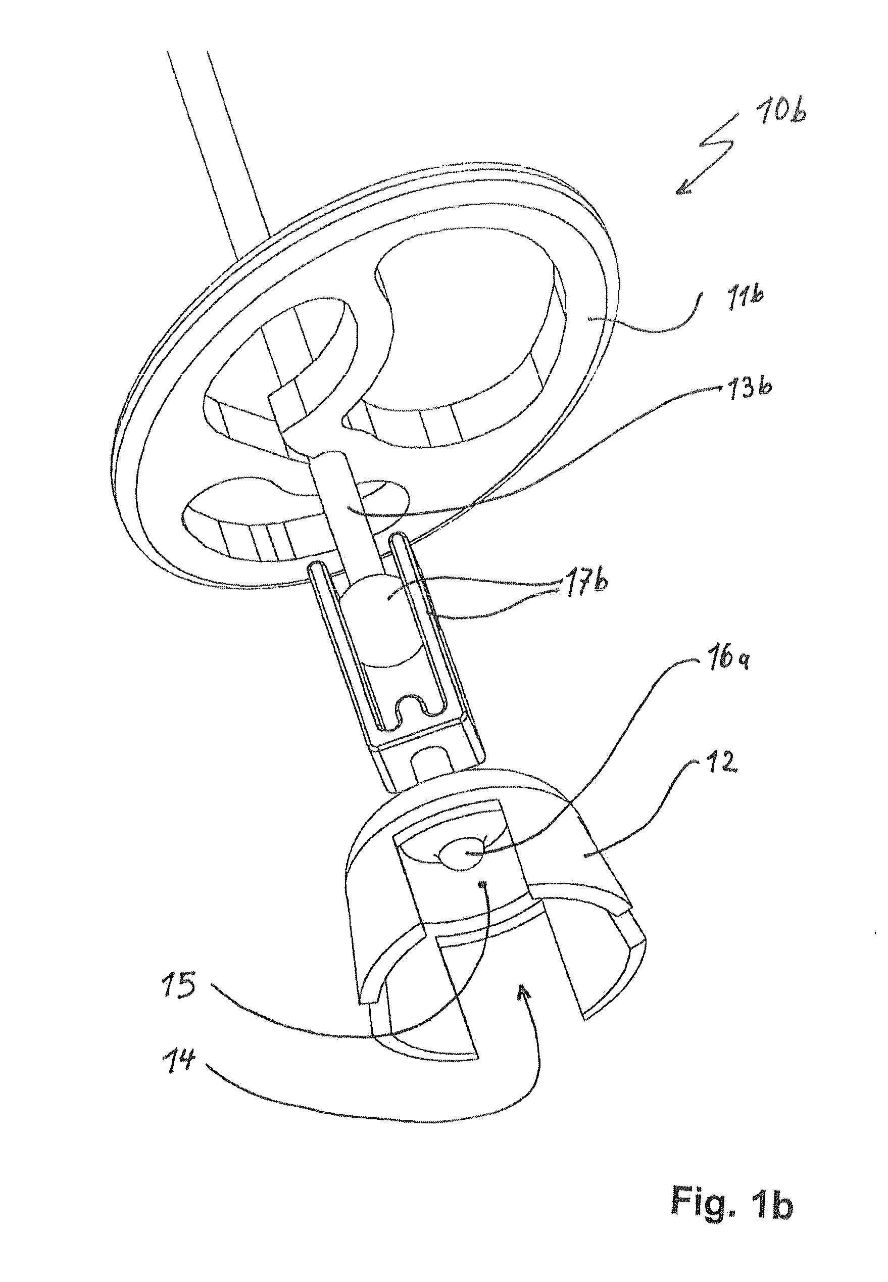 Ossicle prosthesis comprising a built-up attaching element