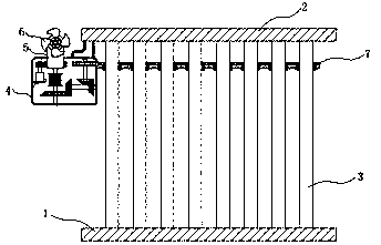 Method and structure for eliminating mist on light energy heat collection device of solar water heater