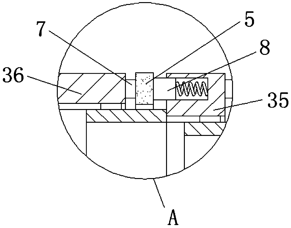 Electric slip ring with long service life