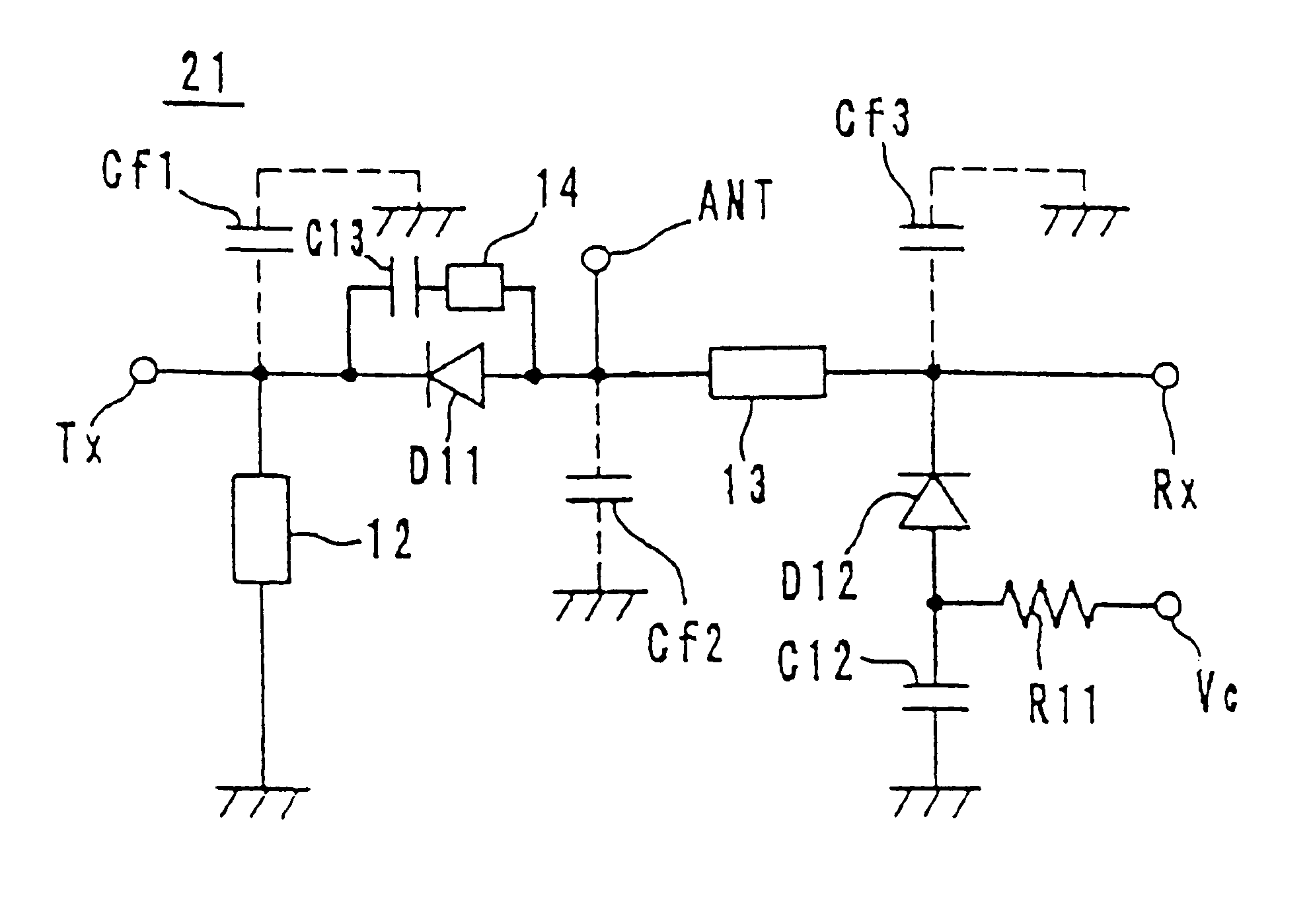 High-frequency switch