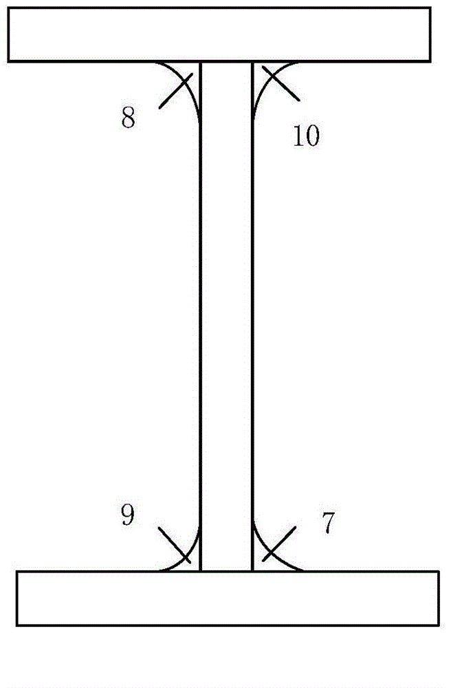 Non-back gouging submerged-arc welding method of H-shaped steel