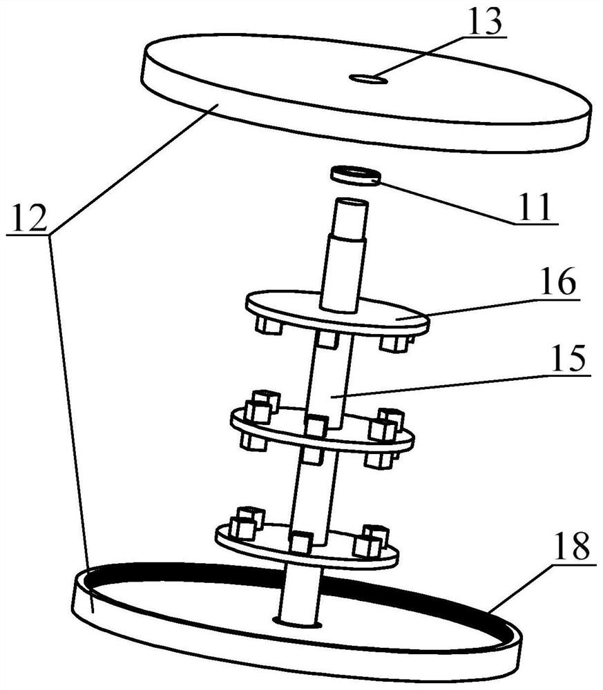 Rotary magnetic force frequency modulation type laminated efficient piezoelectric energy harvester