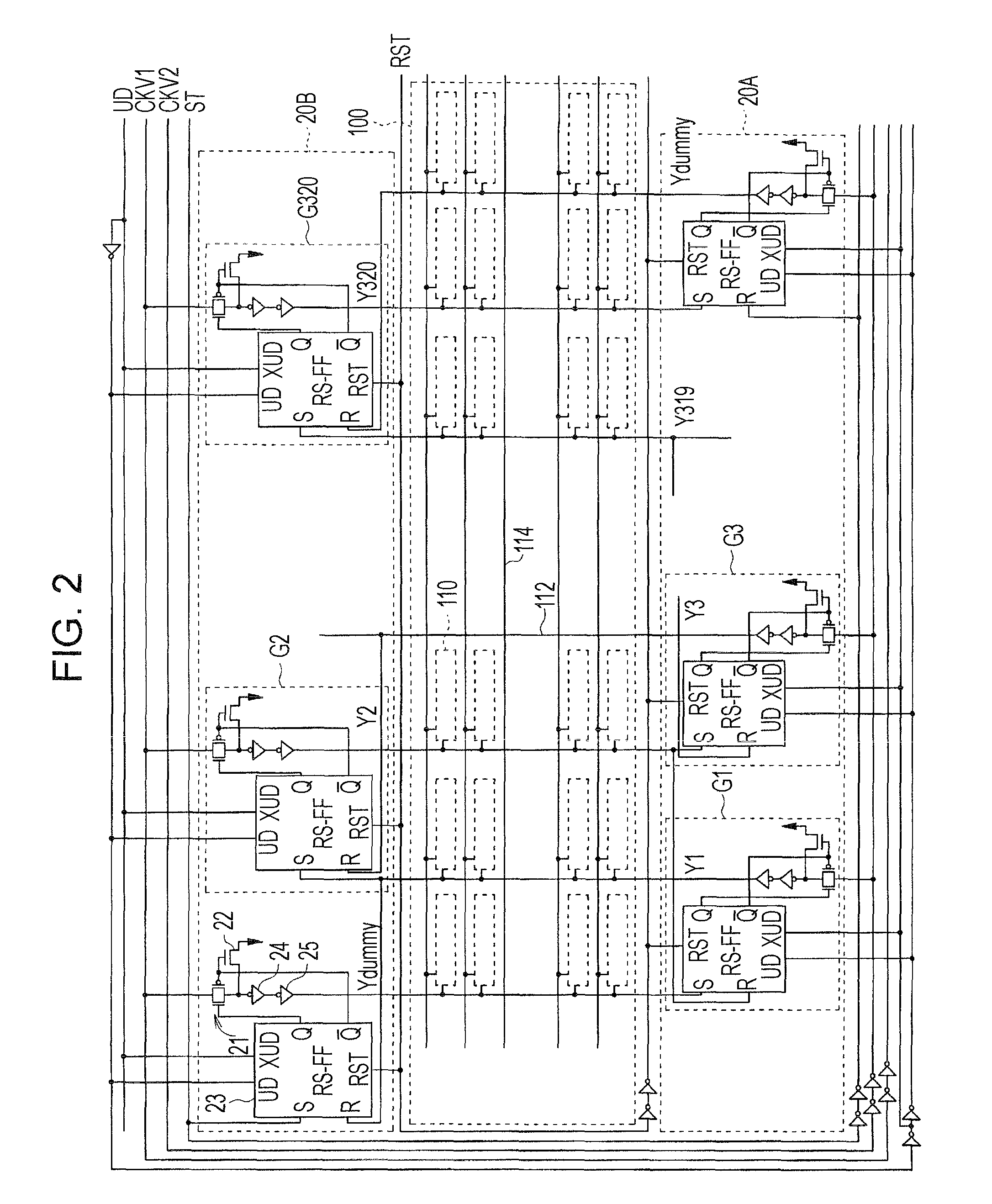 Electro-optical device, and electronic apparatus having the same