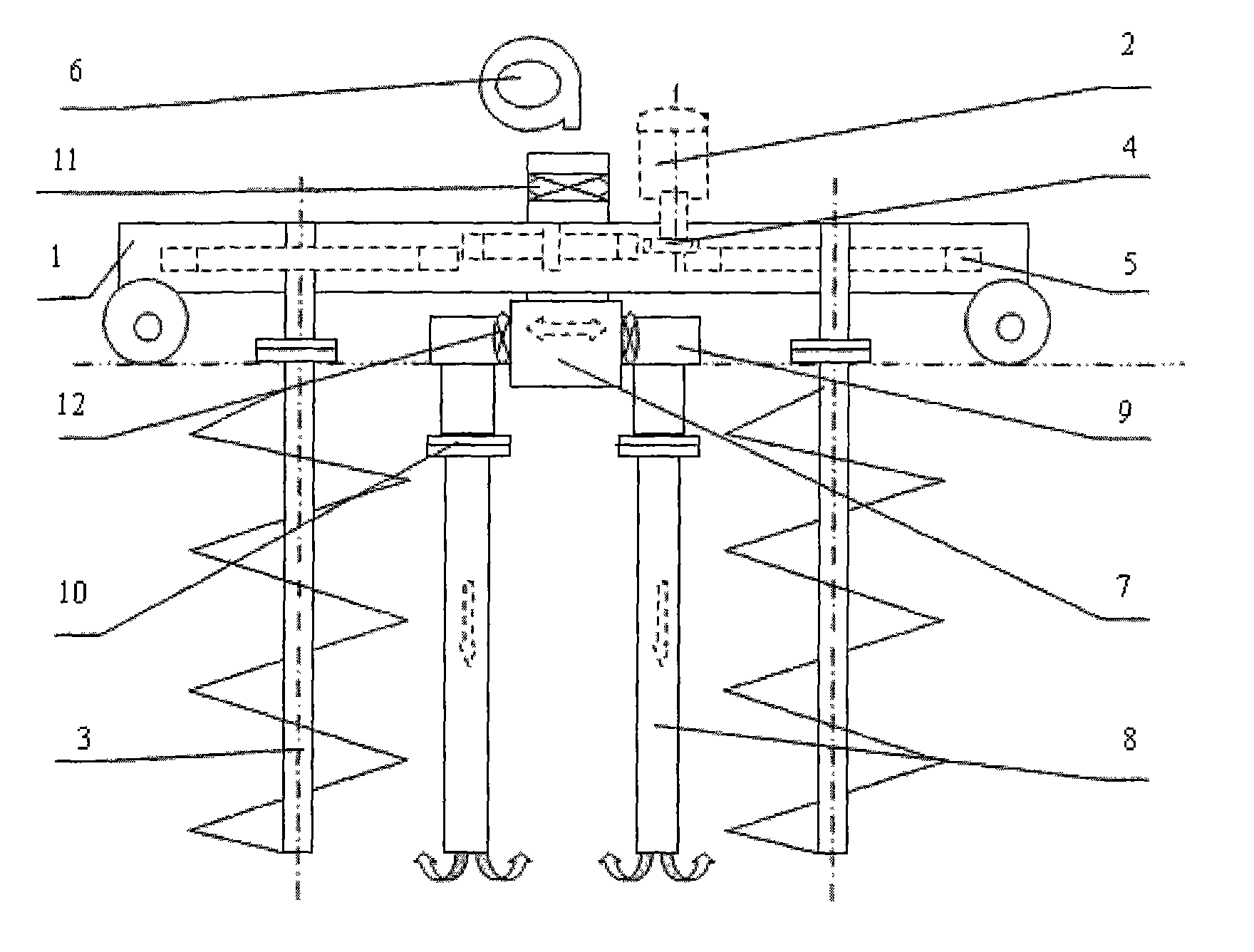 Spiral type fermentation turner