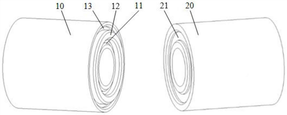 Large-size aluminum-steel reaction auxiliary heating and toughening friction welding method