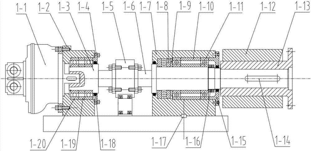 Test stand for testing performance of dynamic directional rotary steering drilling tool