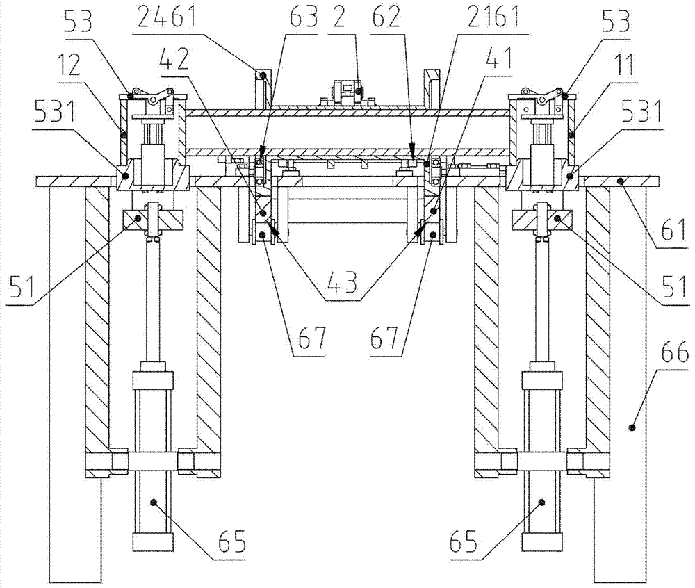 Semi-automatic welding positioner of double-lug-ring connecting rod