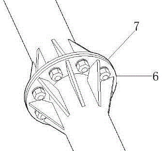 Arch-shaped hoisting jig for ultralong profiled metal roof board