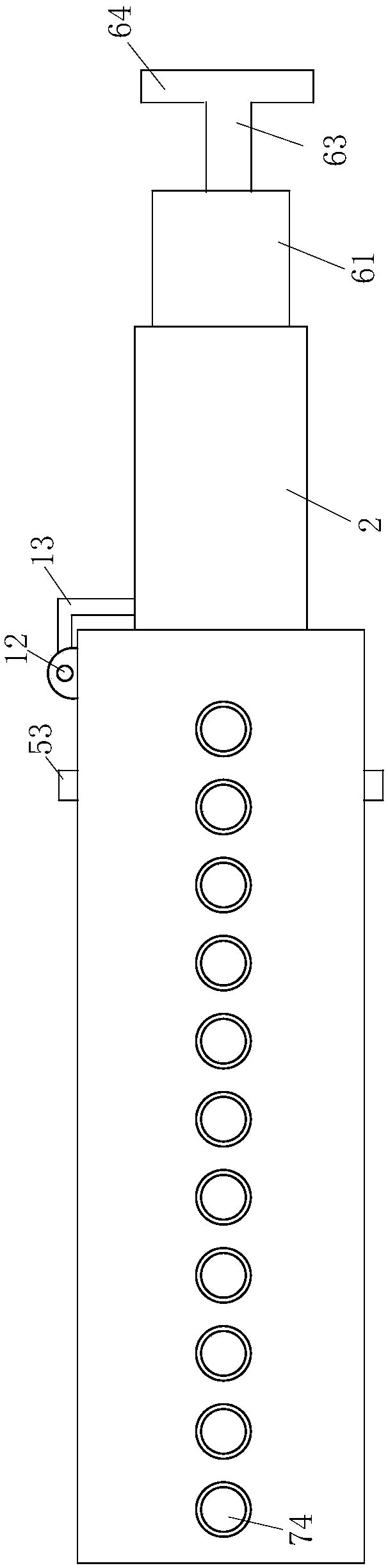 Head massager having skin disease medicine applying function