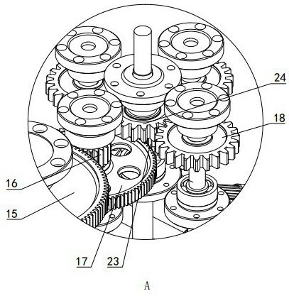 A threaded through hole detection device